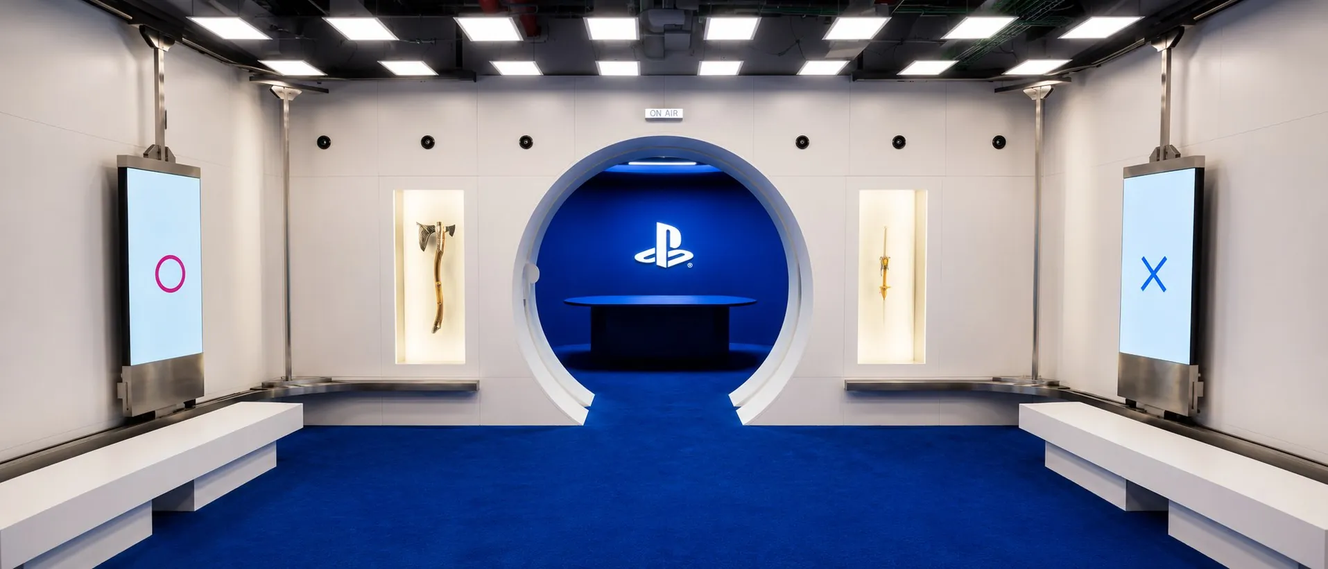 Showroom de Sony PlayStation en Madrid ambientado en el universo God of War