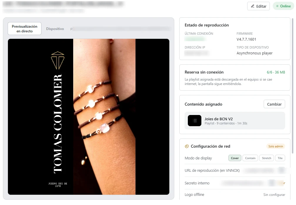 STUDIO, nuestra plataforma de gestión de contenidos, con la pantalla de Tomas Colomer