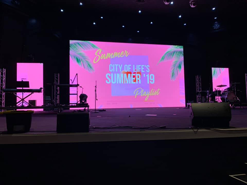 Pantalla LED Serie R fondo escenario backdrop