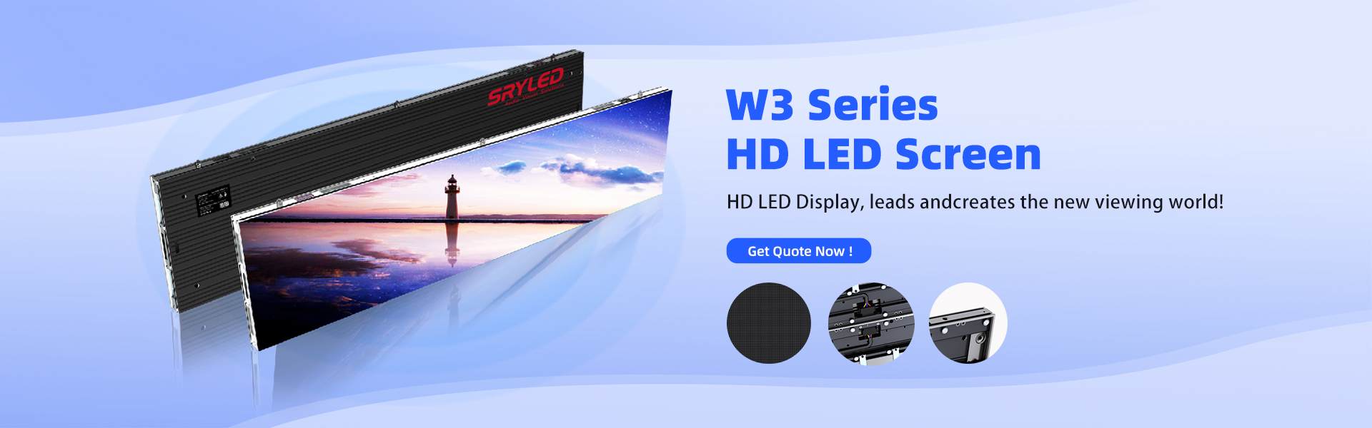 Pantalla LED HD Serie W3 instalación interior fijo