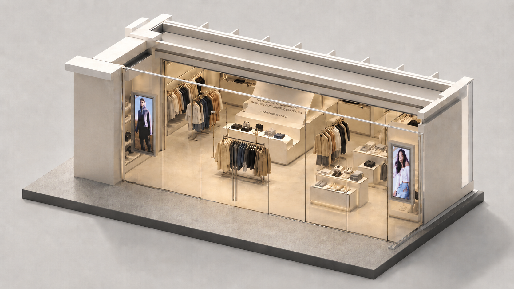 Customer journey visual en espacio comercial